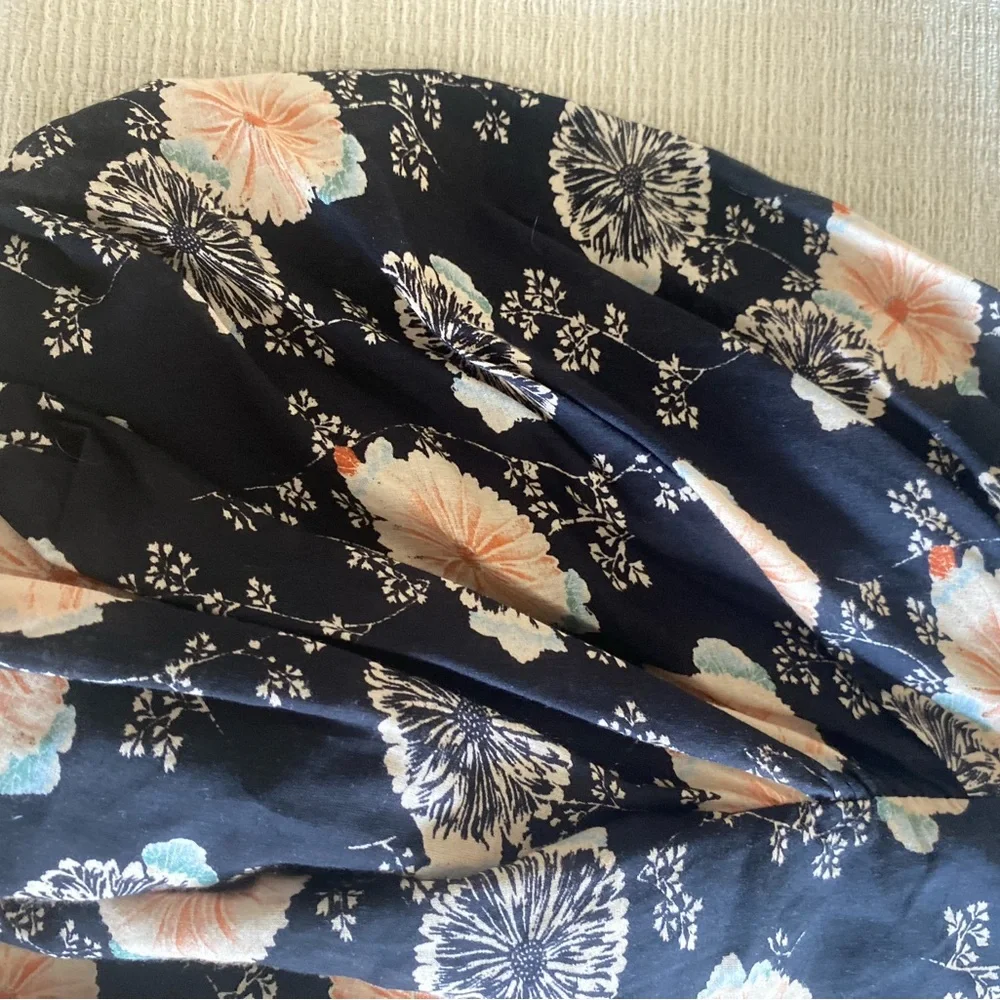 Ulla Johnson Nadya Floral Print Cotton puff sleeves